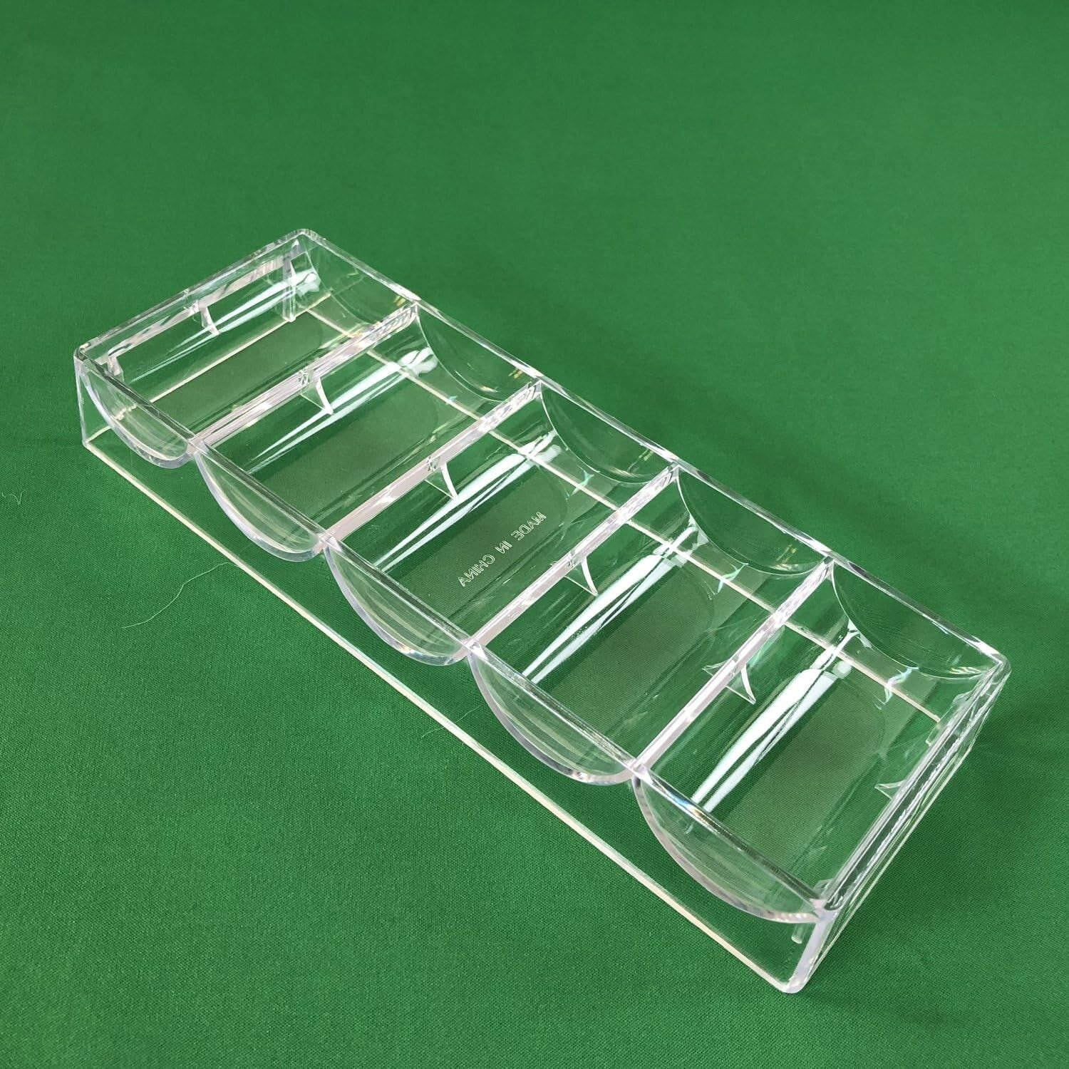 Compact Poker Chip Holder - 1000 Capacity with 10 Racks, No Assembly Needed