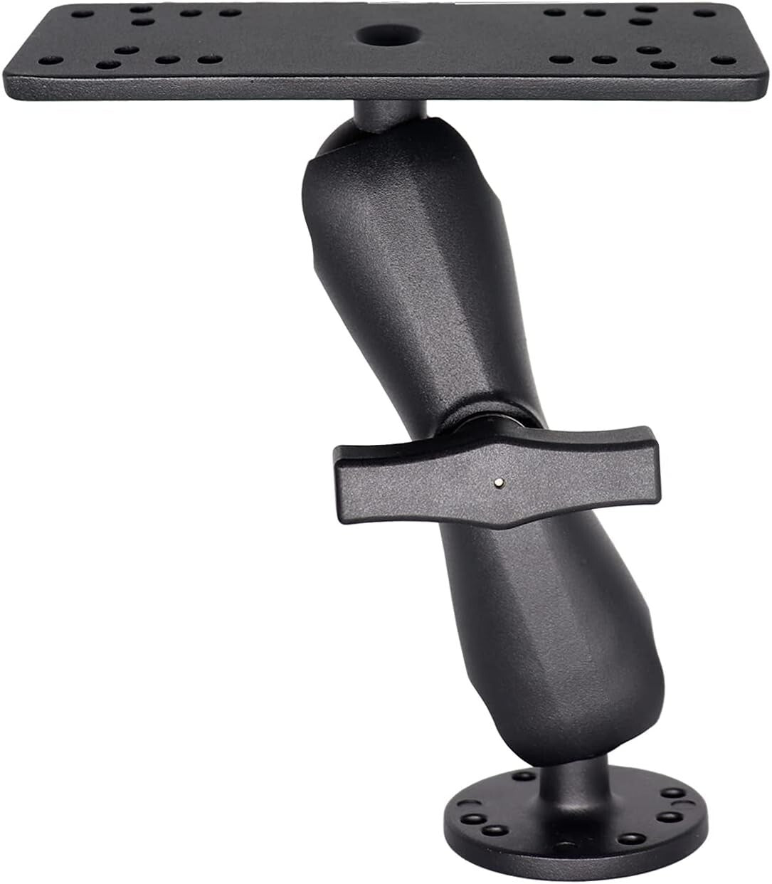 Corrosion-Resistant Aluminum Fish Finder Mount - Heavy Duty and Adjustable Arm