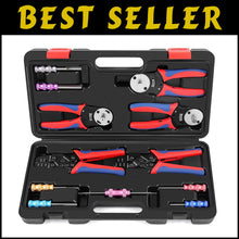 Load image into Gallery viewer, Deutsch Crimper Kit - 12PCS for DT Connectors, Weather Pack &amp; Open Barrel Tools