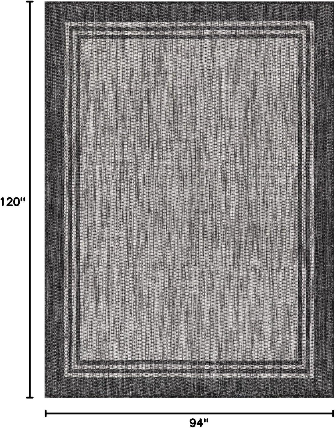 8x10 Waterproof Outdoor Rug - Elegant, Stylish for Patio & Interior Spaces