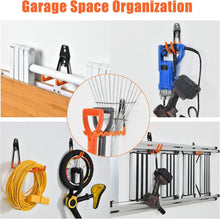 Load image into Gallery viewer, Industrial Garage Hooks Set - 24 Versatile Storage Solutions for Tools and Bikes