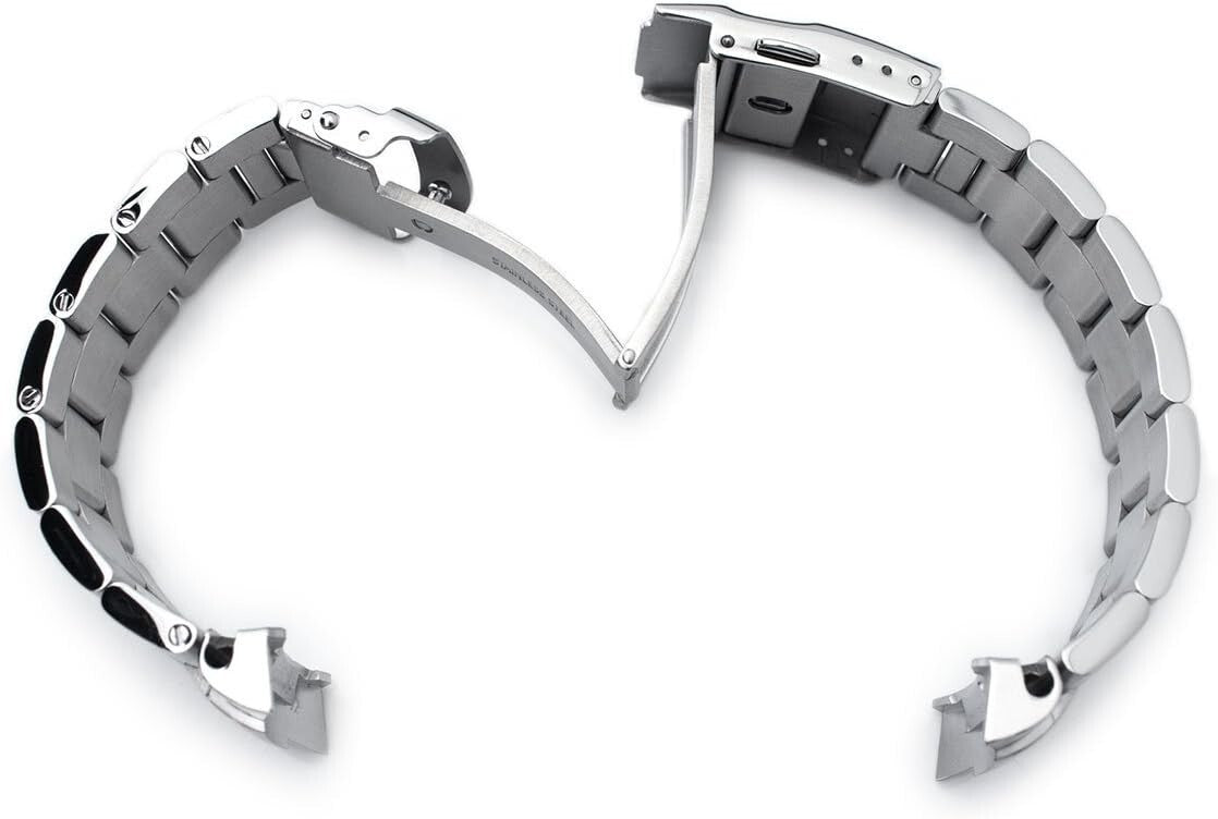 22mm Seiko Watch Band - Solid Stainless Steel for Dive Watches - Durable Style