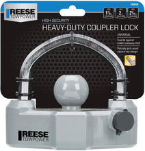 Load image into Gallery viewer, Premium Heavy-Duty Trailer Coupler Lock for 1-7/8, 2, and 2-5/16 Couplers