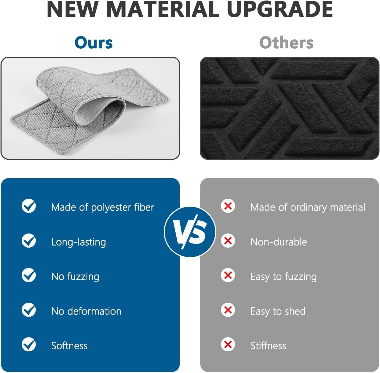 Durable 8"x30" Non-Slip Stair Treads for Wooden Steps - 15 Pack - Elegant Grey