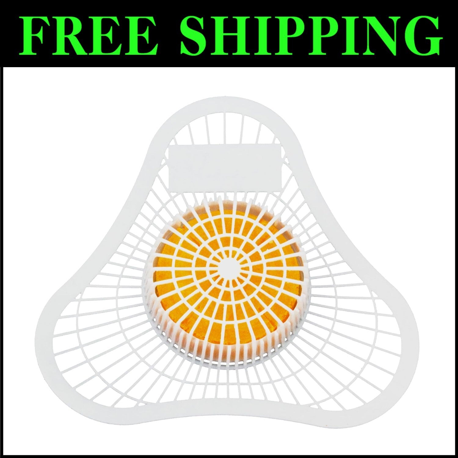 Long Lasting Urinal Deodorizer Block - Citrus Scent & Clog Prevention, 12-Count