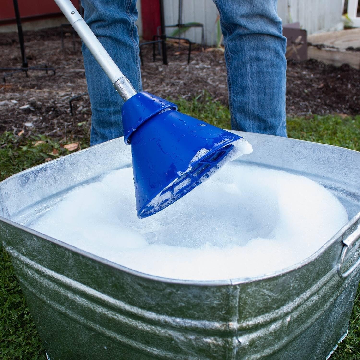 Breathing Agitator Washing Plunger - Compact, Heavy Duty, No Electricity Needed