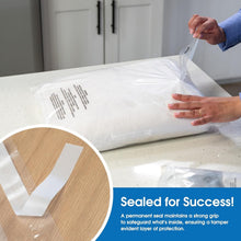Load image into Gallery viewer, Clear 9" x 12" Poly Bags 1000 Count - Easy Seal for Apparel Shipping &amp; Storage