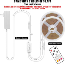 Load image into Gallery viewer, Illuminate with 32.8ft Warm White COB LED Strip Light - Indoor Dimming Solution