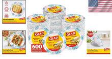 Load image into Gallery viewer, Stylish 8.5" Disposable Floral Plates - Cut Proof, Microwave Safe, 600 Pieces