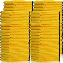 Load image into Gallery viewer, Premium Gold 16''x16'' Microfiber Towels - 40 Pack for Multi-Purpose Cleaning