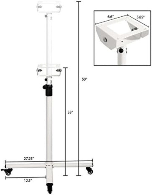 Flying Pig High Velocity Pet Grooming Dryer - Adjustable Stand & Heat Control