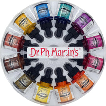 Load image into Gallery viewer, Artistic Bombay India Ink Collection - 12 Vibrant Colors for Watercolor &amp; More