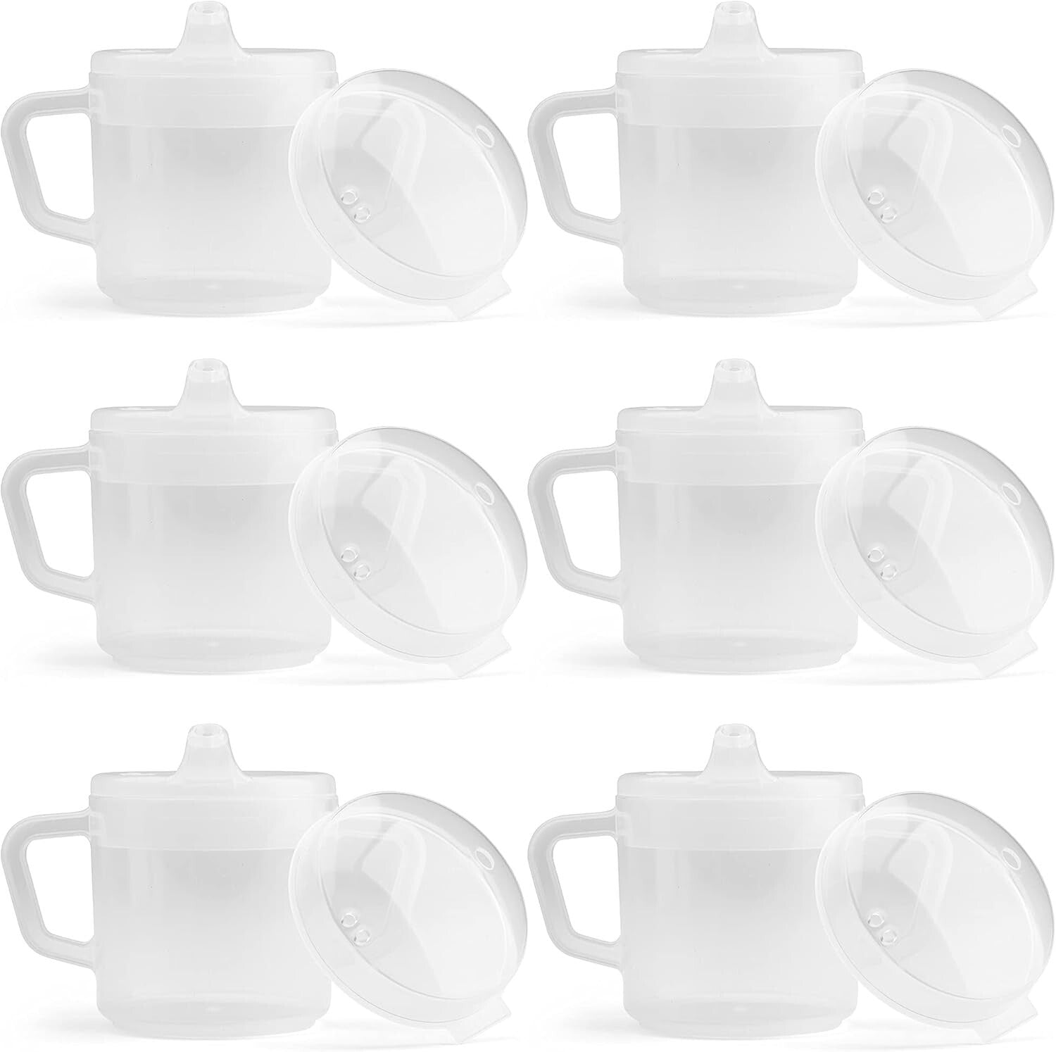 Easy Grip 8oz Adult Sippy Cup - Spill-Resistant, Perfect for Limited Mobility