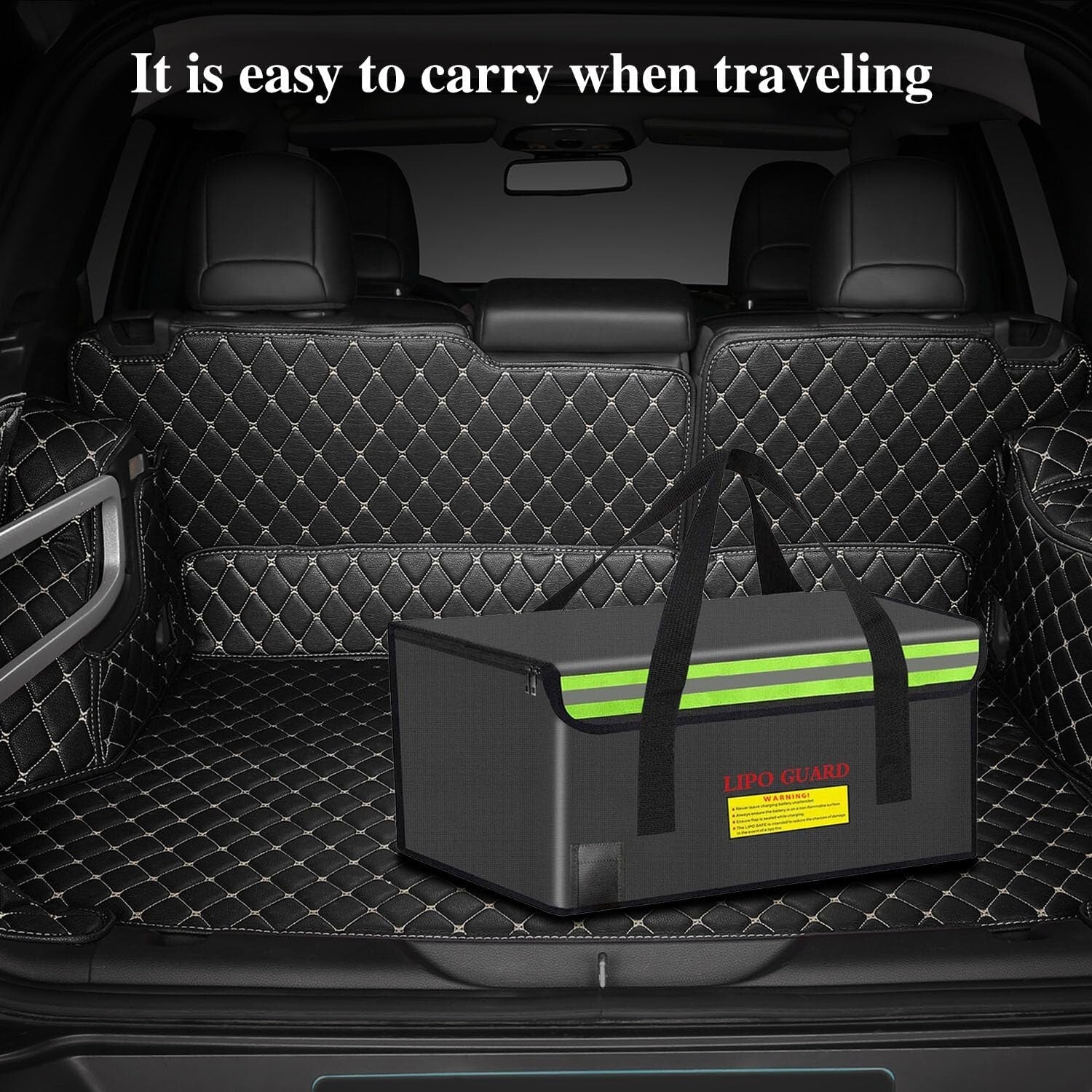 Fireproof Lipo Battery Storage Bag - Large Capacity 500*350*300mm Safe Pouch