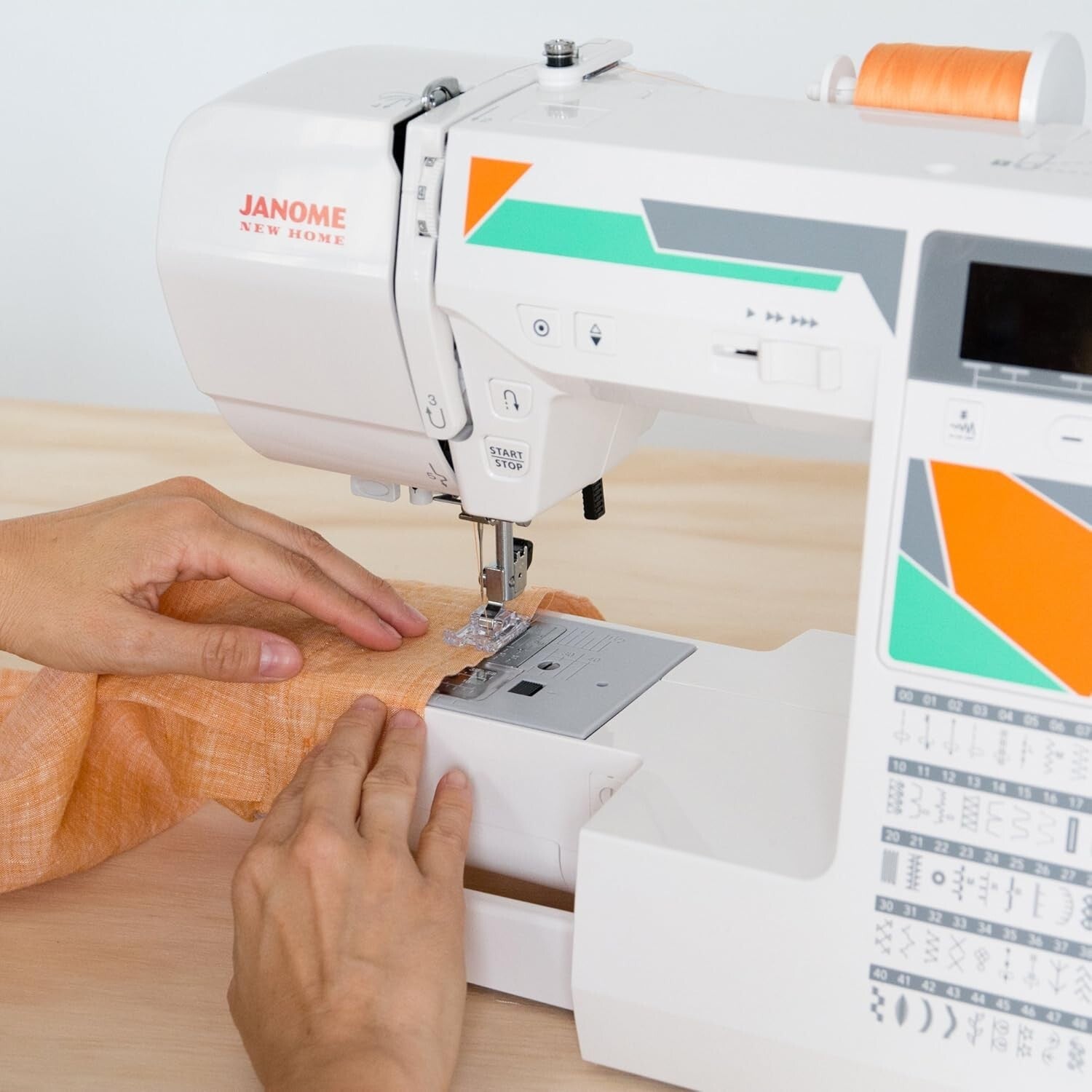 MOD-50 Computerized Sewing Machine - Versatile with 50 Stitches & LCD Navigation