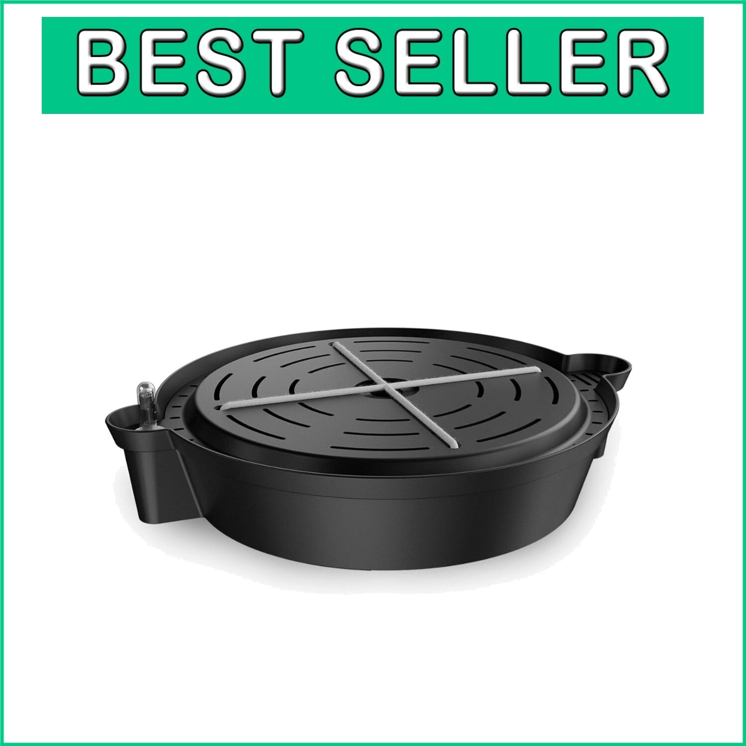 4-Pack Self-Watering Fabric Pot Base with Auto-Irrigation Reservoir Meter