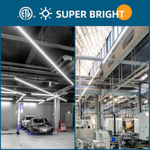 Load image into Gallery viewer, Durable T5 4FT LED Utility Light - 5000K Daylight White, 6 Pack with Accessories