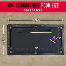 Load image into Gallery viewer, Heavy-Duty 8 Ft Portable Billiards Table - Ready to Play, No Assembly Required