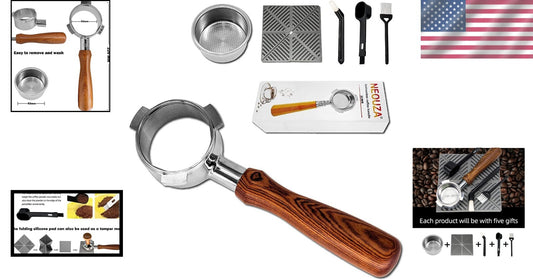 54mm Bottomless Portafilter Set for Sage Barista Models - Includes Accessories