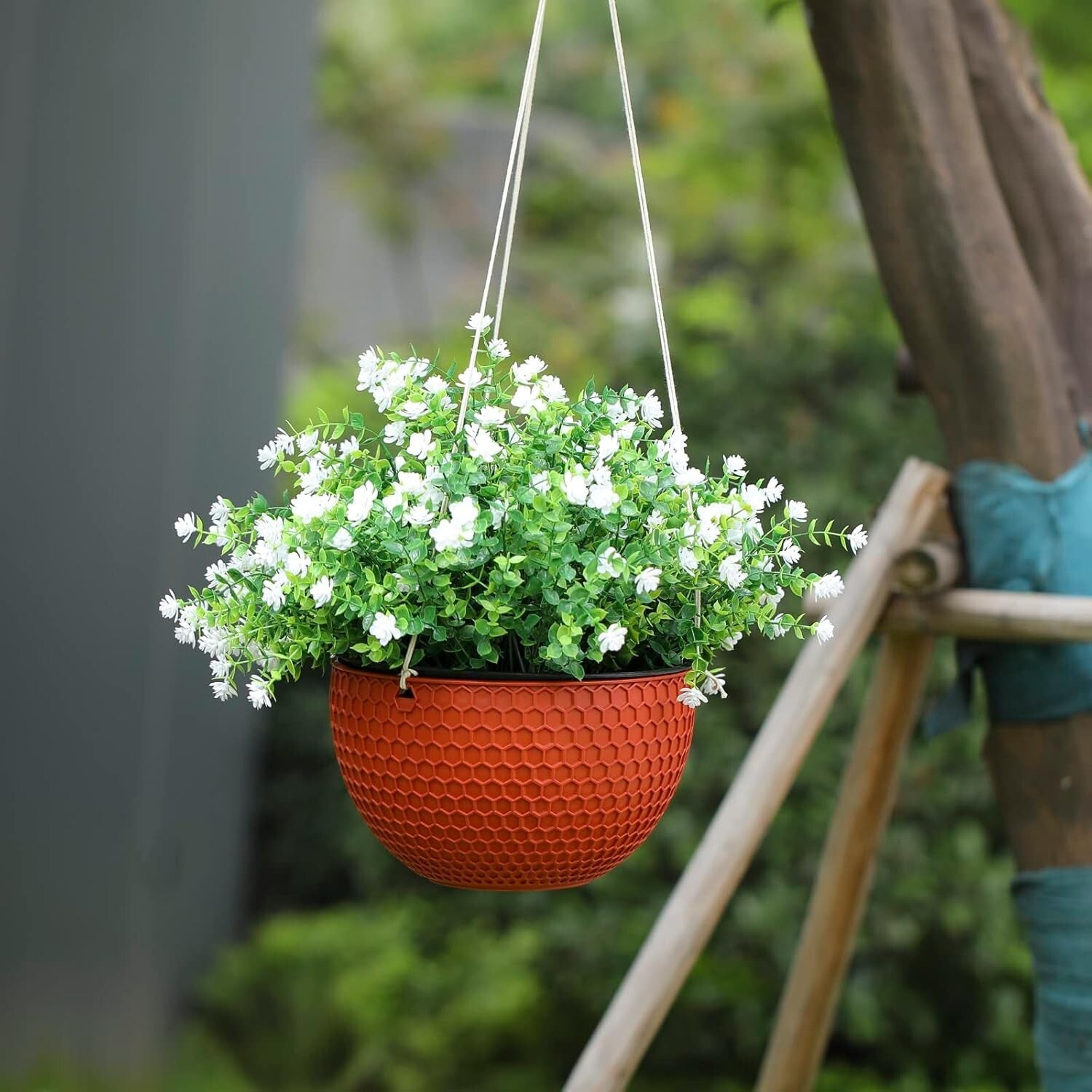 Eco-Friendly 60-Piece Fake Daffodils Boxwood Plants - Perfect for Outdoor Beauty