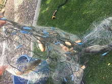 Load image into Gallery viewer, Professional Grade 7ft Fishing Seine Net with 1.8 Inch Mesh &amp; Storage Bucket