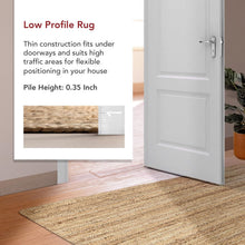 Load image into Gallery viewer, Durable 2x6 Natural Fiber Jute Runner Rug - Ideal for High Traffic Areas