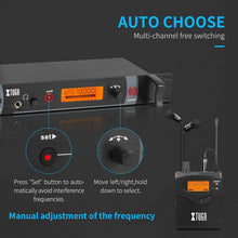 Load image into Gallery viewer, Professional UHF Wireless In-Ear Monitor System with 4 Bodypacks - 300 Ft Range