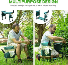 Load image into Gallery viewer, Thickened Garden Kneeler and Seat - Heavy Duty, Portable Gardening Stool
