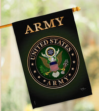 Load image into Gallery viewer, Elegant 28" x 40" Patriotic Veteran Garden Flag with Complete Mounting Kit