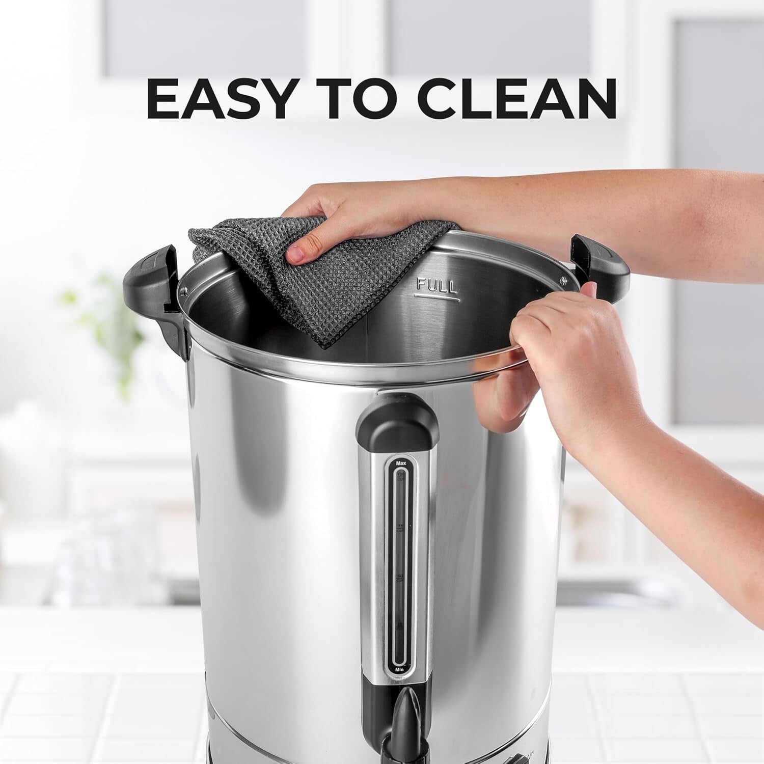 Zulay 100-Cup Commercial Percolator - Ideal for Office, Weddings & Catering