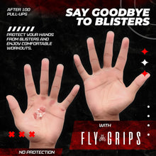 Load image into Gallery viewer, Premium 2 Finger Vegan Hand Grips for Gymnastics &amp; Cross Training - X-Large