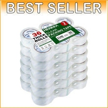 Load image into Gallery viewer, Transparent Heavy Duty Packing Tape, 2 Inches Wide, 2340 Total Yards for Moving