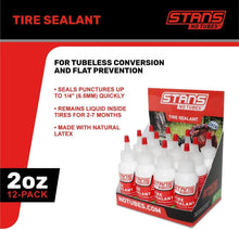 Load image into Gallery viewer, Tire Sealant 2oz Bottle (Box of 12) for Fast and Effective Tire Repair