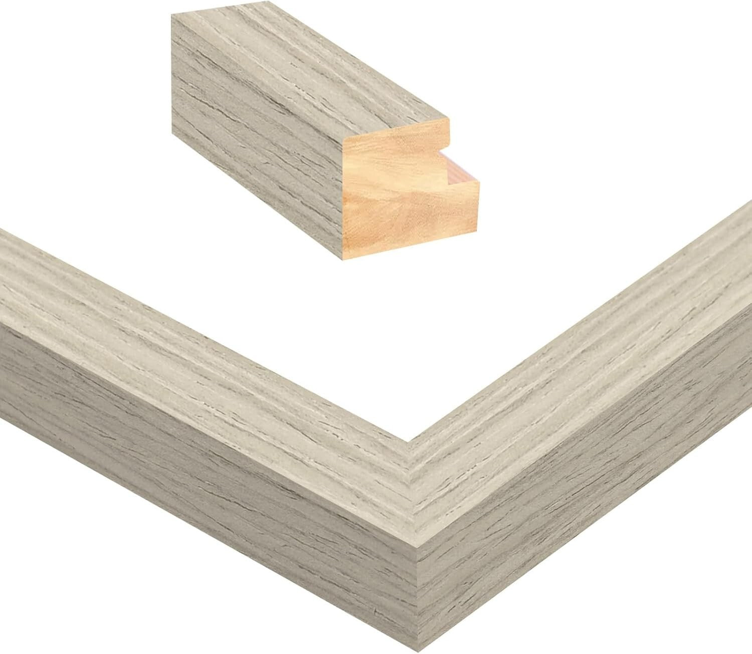 Premium Solid Wood Photo Frames in Distressed Finish - Easy Mounting & Display