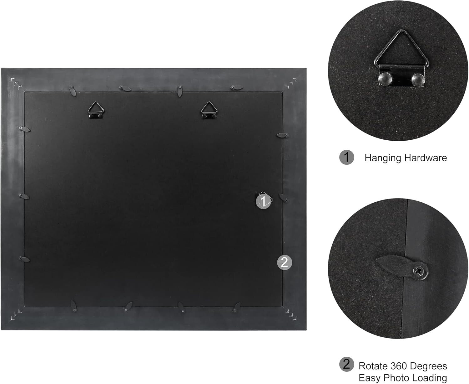 Versatile 15x18 Certificate Frame with Solid Wood Cherry Finish & UV Protection