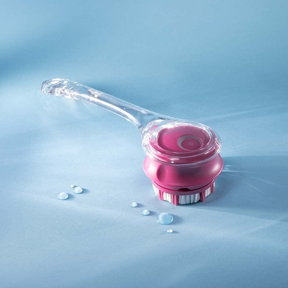 Electric Body Scrubber with Spinning Brush - Waterproof Exfoliation & Massage