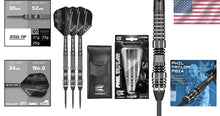 Load image into Gallery viewer, Advanced Black Steel Tip Darts - 21G, Fixed Points, and Signature Case Included