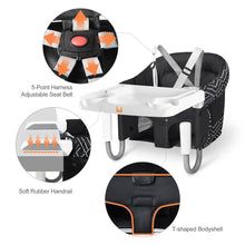 Load image into Gallery viewer, Adjustable High Chair for Babies – Clip-On Table Seat with Cushioned Comfort
