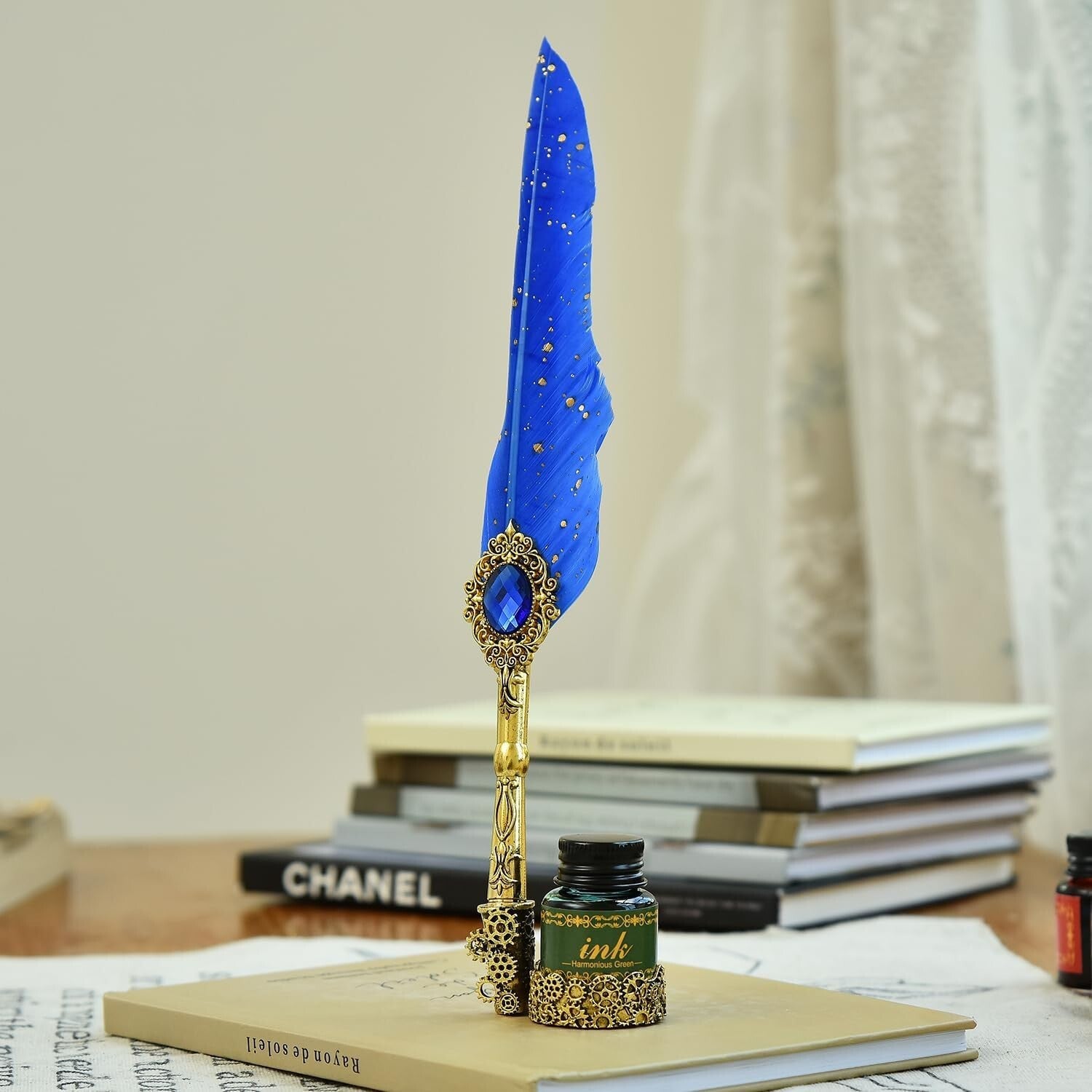 Elegant Quill Pen Set - Feather Dip Pen & Accessories for Smooth Calligraphy