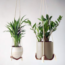 Load image into Gallery viewer, Versatile Hanging Planters: 2PCS Genuine Leather Holders for Indoor Plants