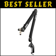 Load image into Gallery viewer, Professional Studio Boom Arm with Spring Damping &amp; Cable Management - Black