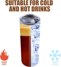 Load image into Gallery viewer, Premium Double Wall Insulated 20oz Tumbler Set - Perfect for Hot &amp; Cold Drinks