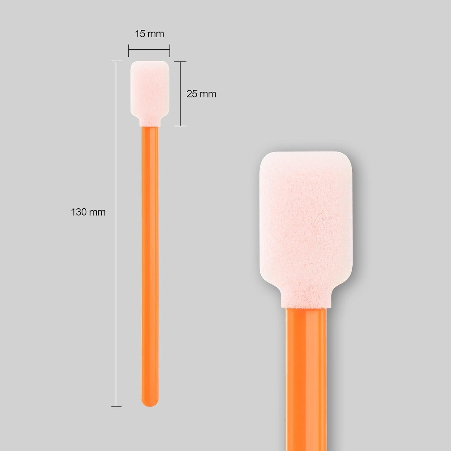 Alcohol-Compatible Foam Cleaning Swabs – 5.25” for Professional & Household Use