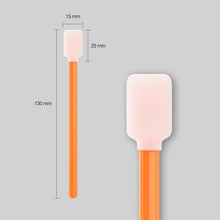 Load image into Gallery viewer, Alcohol-Compatible Foam Cleaning Swabs – 5.25” for Professional &amp; Household Use