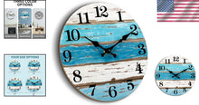 Load image into Gallery viewer, Elegant 16 Inch Analog Wall Clock - Perfect for Indoor/Outdoor Coastal Settings