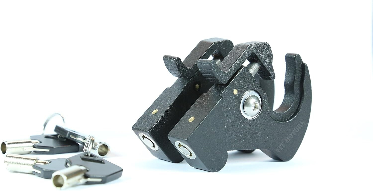 Advanced Black Locking Latches for Harley Sissy Bars - Total Security Solution