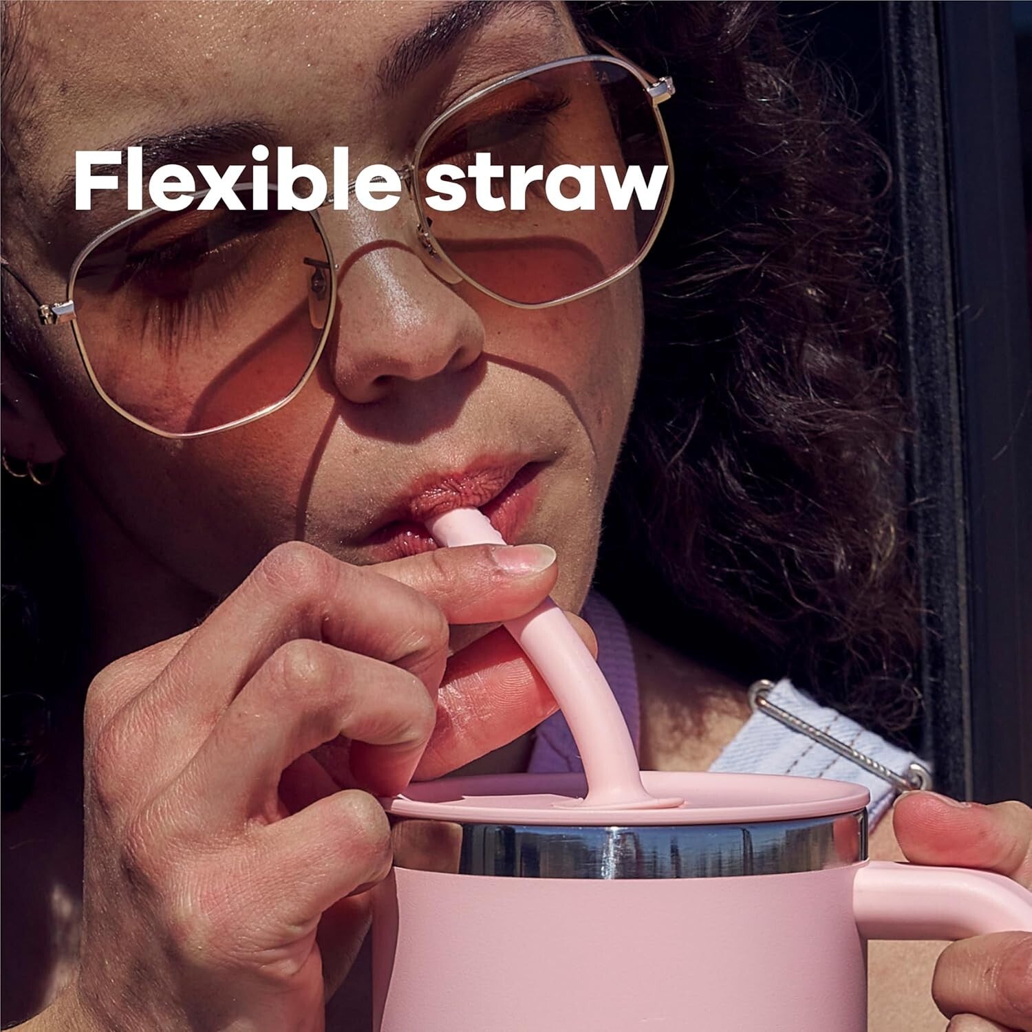 Double-Wall Vacuum Insulated 40 Oz Cup with Straw: Perfect for Travel and Sports