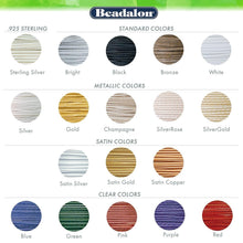 Load image into Gallery viewer, Durable Satin Gold Bead Stringing Wire, 0.024 in, 7-Strand for Crafting Elegance