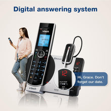 Load image into Gallery viewer, DECT 6.0 Cordless Phone with Bluetooth Headset &amp; Voice-Guided Answering System
