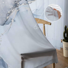 Load image into Gallery viewer, Contemporary Marble Textured Sheer Curtains – 63 Inches, Ideal for Every Room